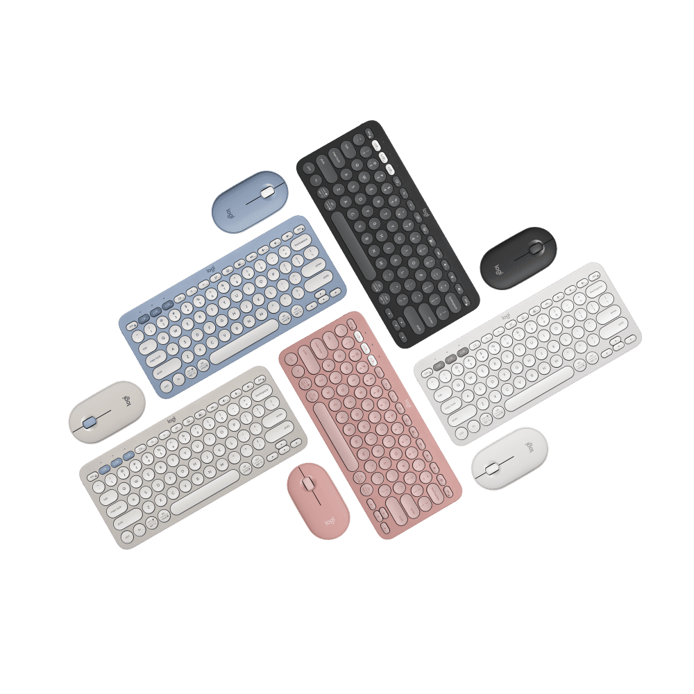 Combo Logitech Pebble 2: Teclado K380s + Mouse M350s