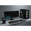 Chasis inteligente para PC ATX semitorre con cristal templado iCUE 5000X RGB, negro (8)