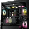 Chasis inteligente para PC ATX semitorre con cristal templado iCUE 5000X RGB, negro (9)