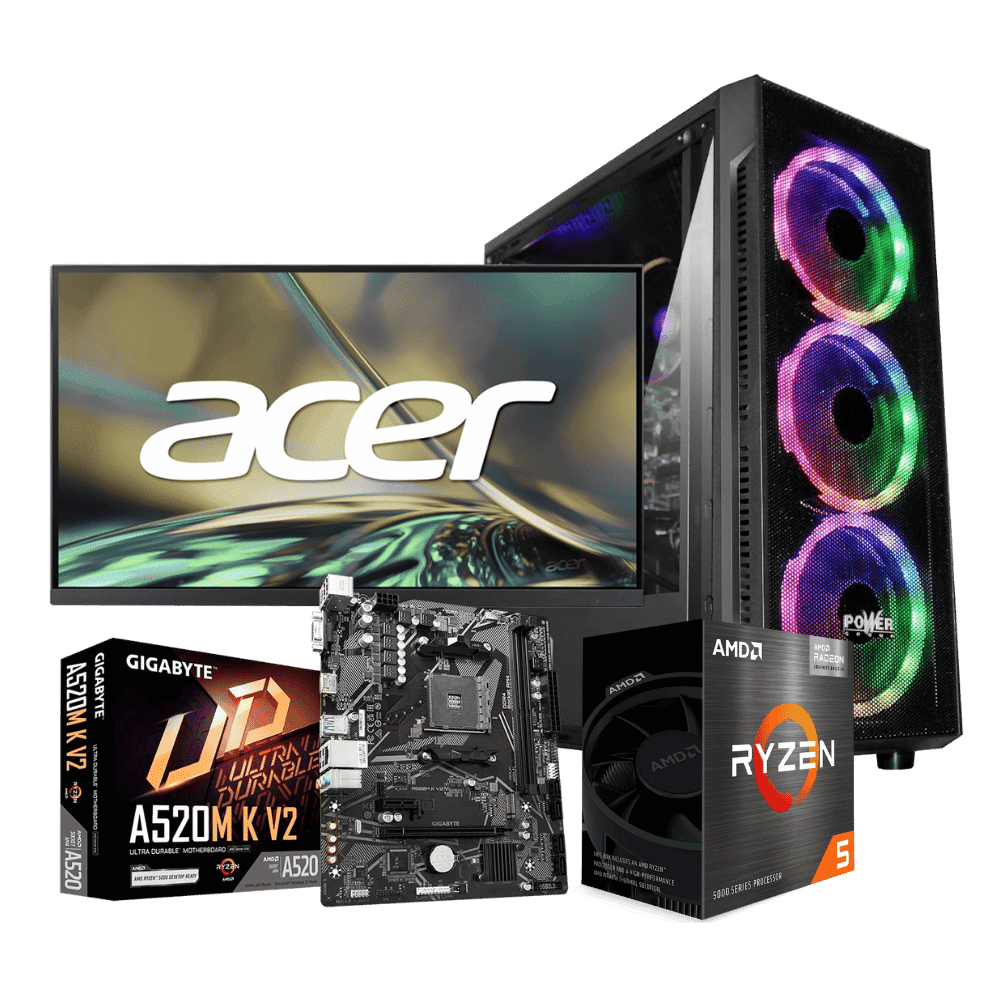 Equipo Master R56162SGRE: Ryzen 5 5600GT + 32GB + SSD 512Gb + F.600W + Monitor