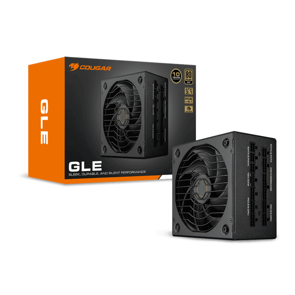 Fuente De Poder, Cougar 80+ Gold Gle Full Modular Atx3.1 Pcie5.1