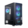 Gabinete Gamer Raidmax Meshian X603 Lite Black 4 Ventiladores Argb (1)
