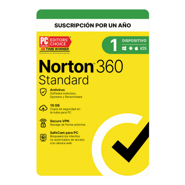 Norton 360 Standard 1 Dispositivo 1 Año
