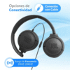 Audífonos de Diadema JBL Alámbricos On Ear T500 (7)