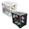 Chasis Gamer Iceberg Crystal Wave M-ATX 3 Ventiladores ARGB Maxi Infinity - Thumbnail Image 1