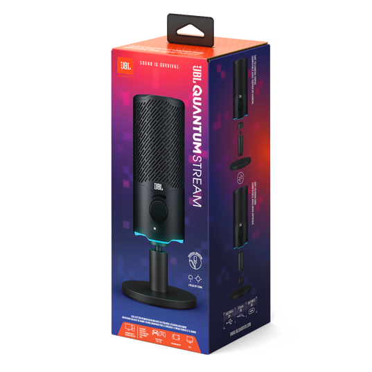 Micrófono USB negro JBL Quantum Stream
