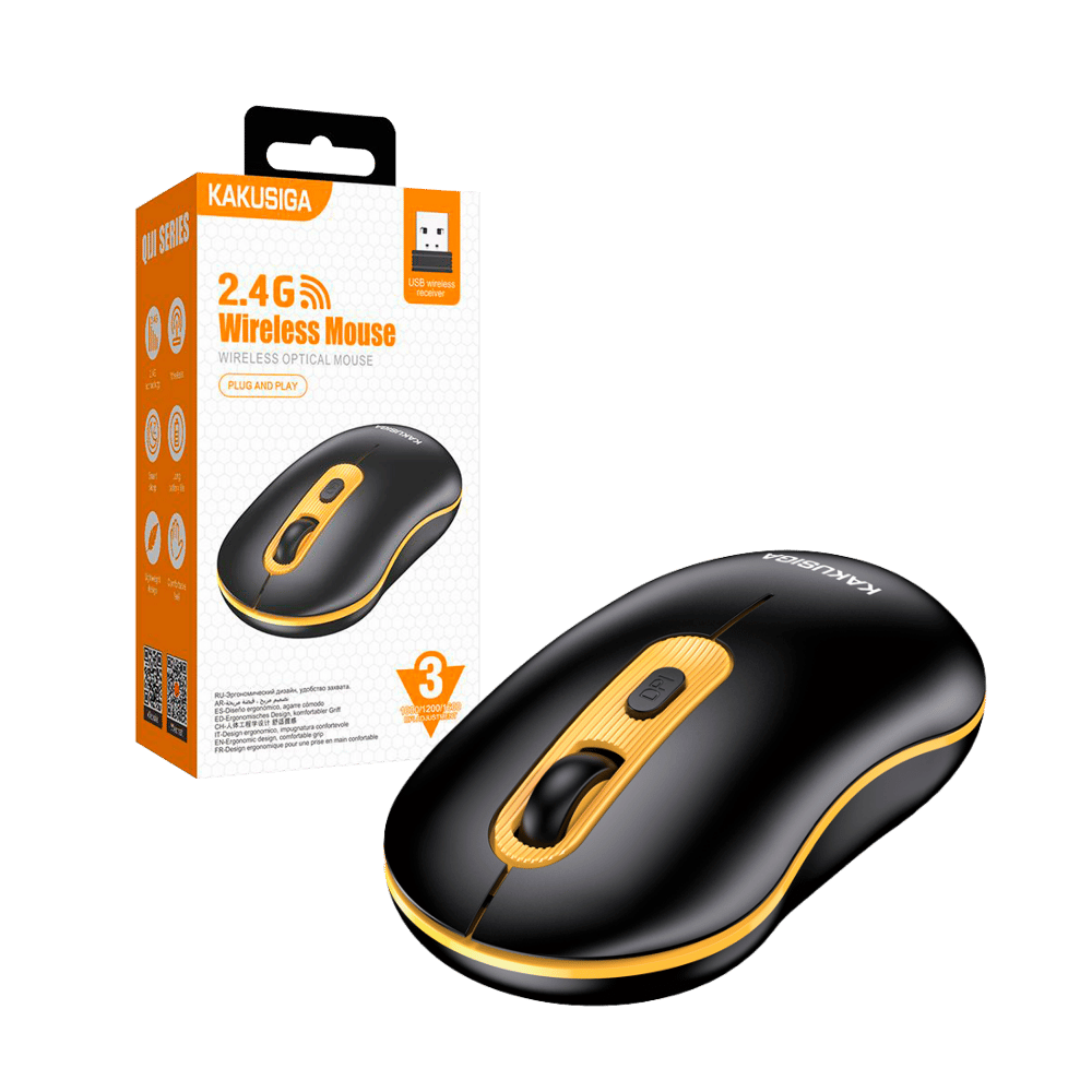 Mouse Inalambrico Kakusiga Ksc-871 Negro