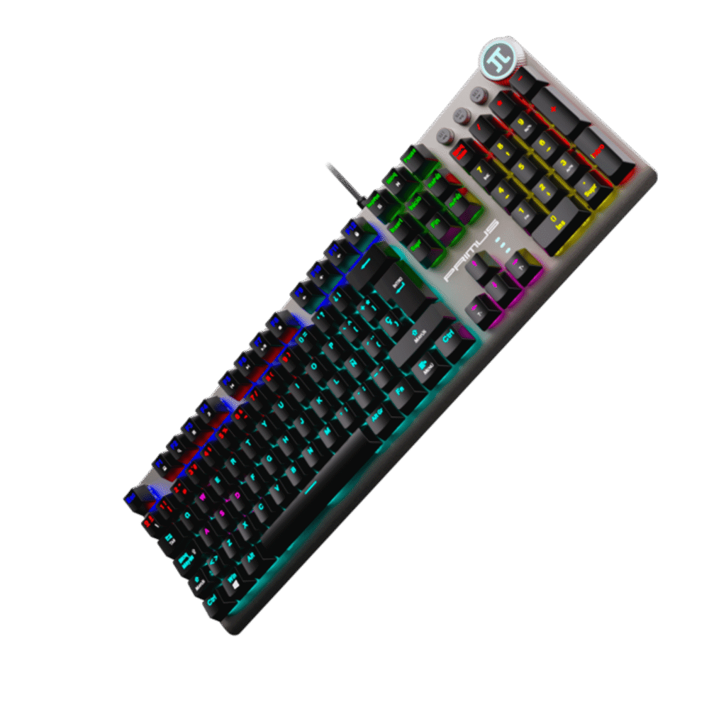Teclado Gaming Usb Mecánico Iluminado Pks-093s Swith Rojo - Imagen 8