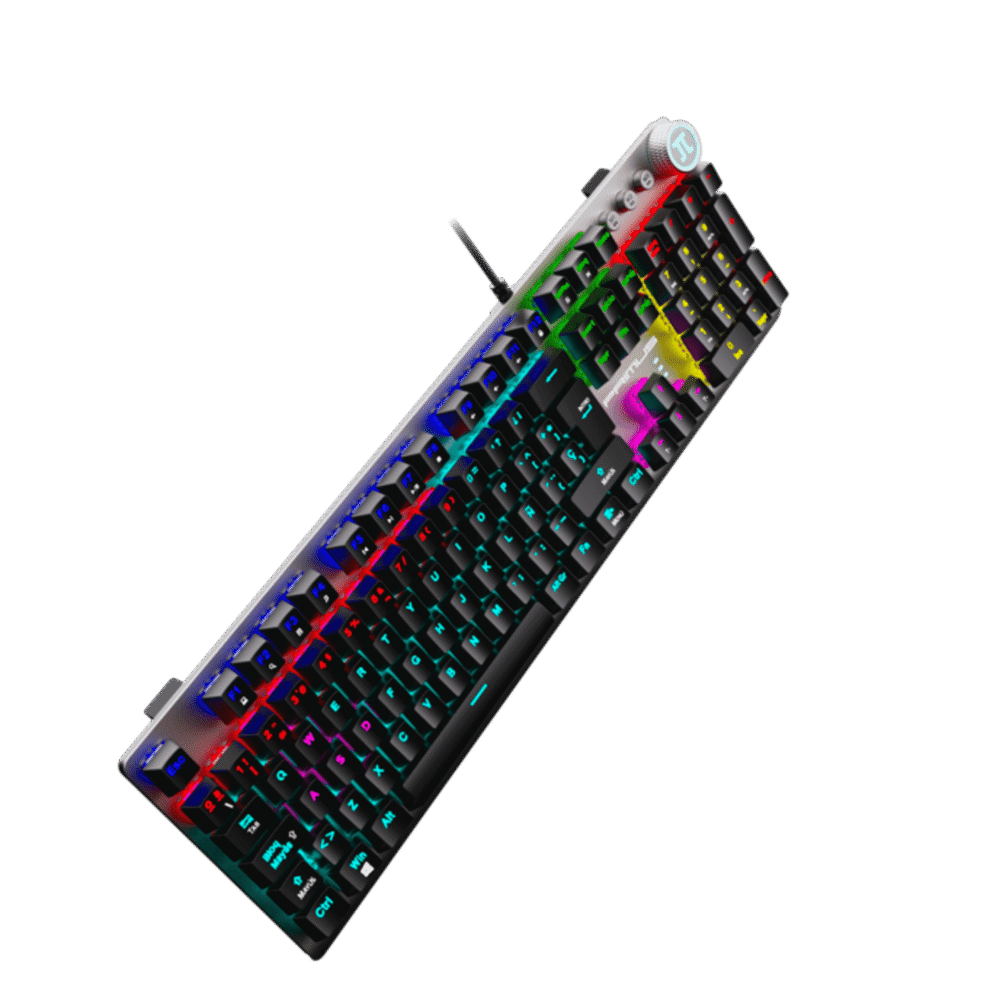 Teclado Gaming Usb Mecánico Iluminado Pks-093s Swith Rojo - Imagen 7