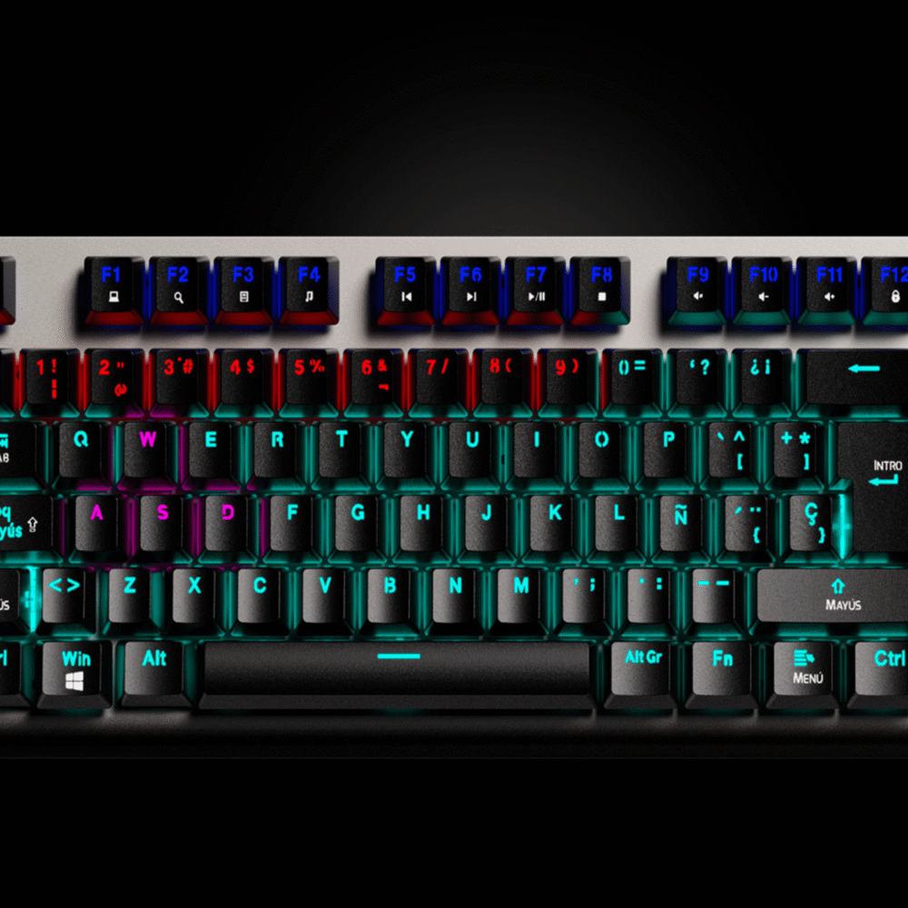 Teclado Gaming Usb Mecánico Iluminado Pks-093s Swith Rojo - Imagen 5