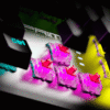 Teclado Gaming Usb Mecánico Iluminado Pks-093s Swith Rojo (6)