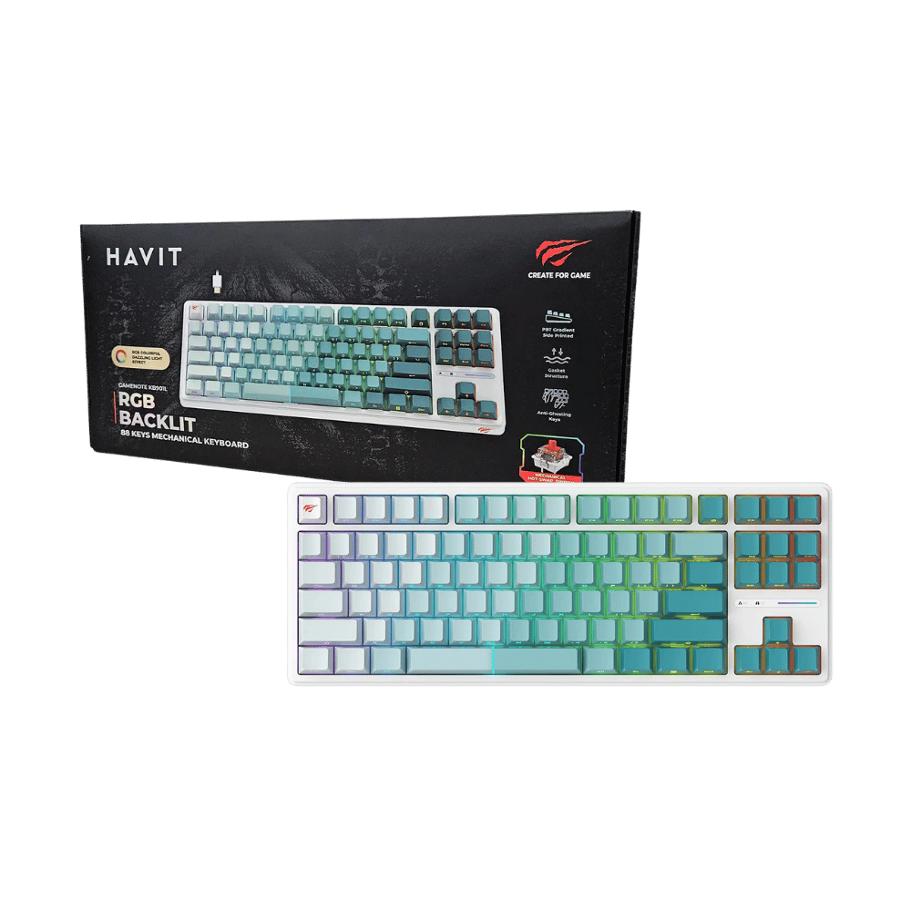 Teclado Mecanico Gamer Havit Kb901l Verde