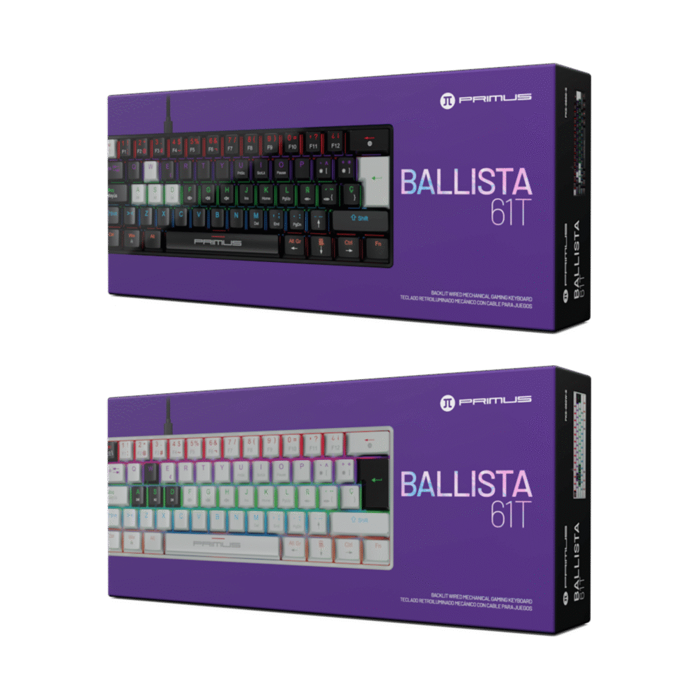 Teclado Mecánico Primus Gaming BALLISTA61T
