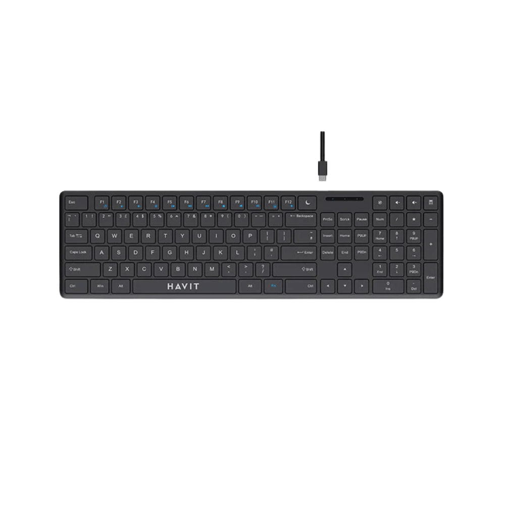 Teclado Ultra Slim Alámbrico Havit Kb252