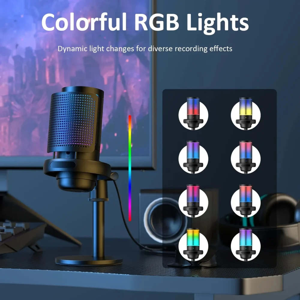 Microfono Usb Rgb Pro Me6s (Rgb) 11751 - Imagen 5