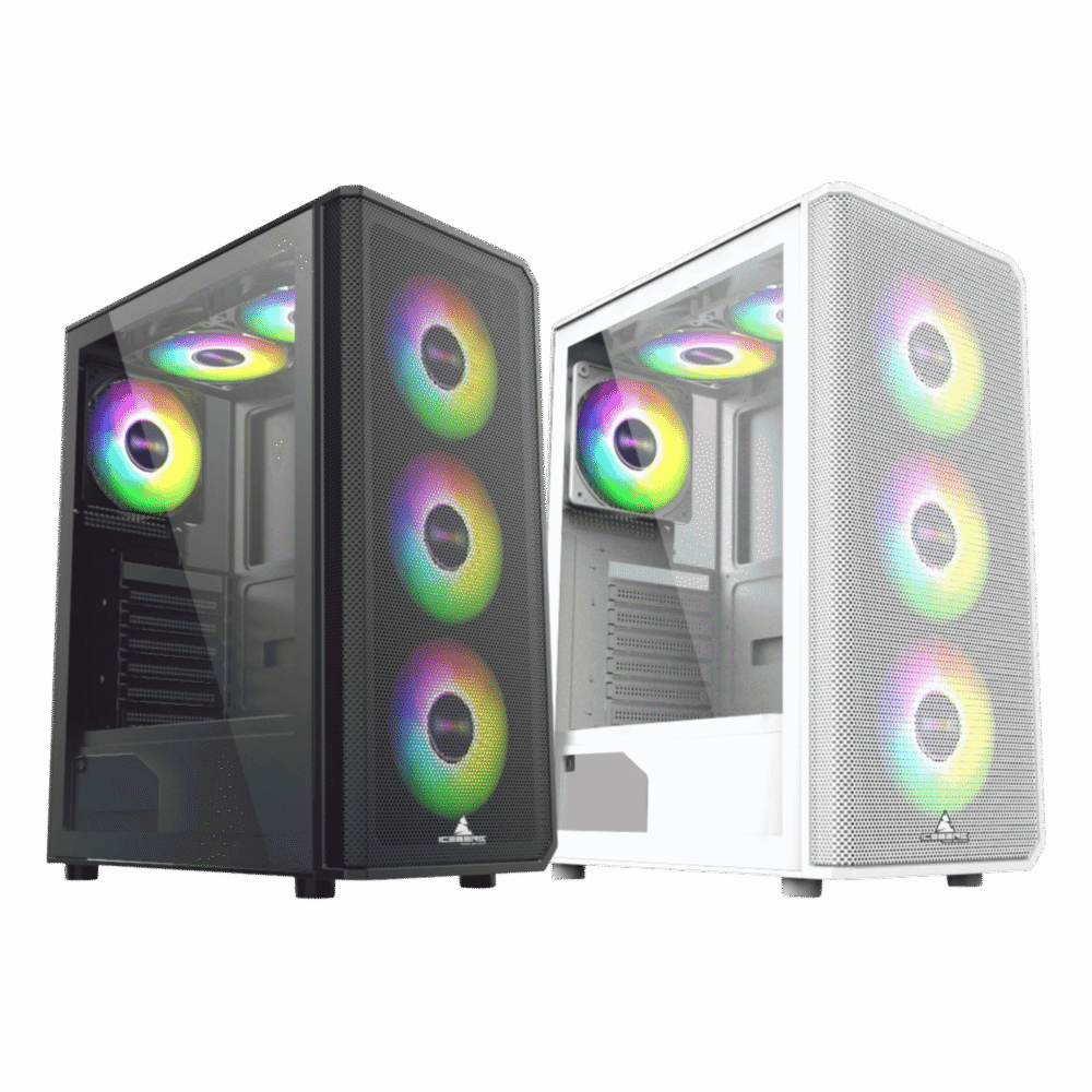 Chasis Gamer Iceberg Flow E + 4 Ventiladores