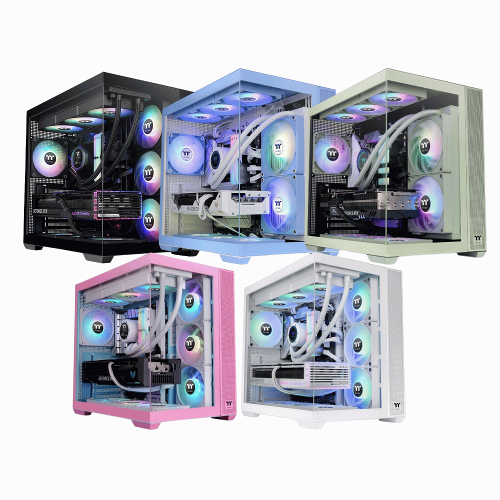 Chasis Thermaltake View 380 TG ARGB /Win/SPCC/Tempered Glass*2/120mm ARGB lite Fan