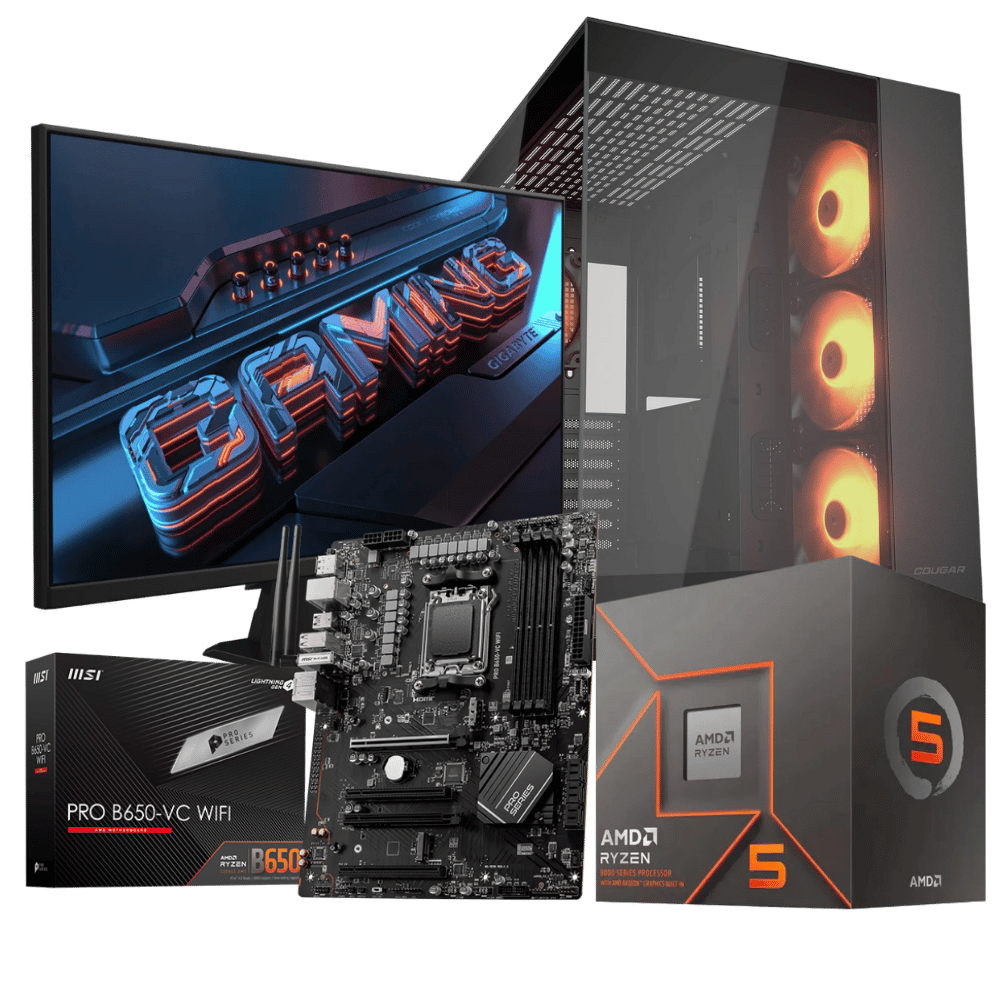 Equipo Pro DYNAMICP-A86-9: Ryzen 5 8600G+ 32GB+ SSD 512GB+F.750W+Monitor 25"
