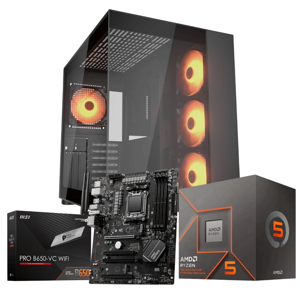 Cpu Pro DYNAMICP-A86SP1: Ryzen 5 8600G+ 32GB+ SSD 1 Tera+F.750W