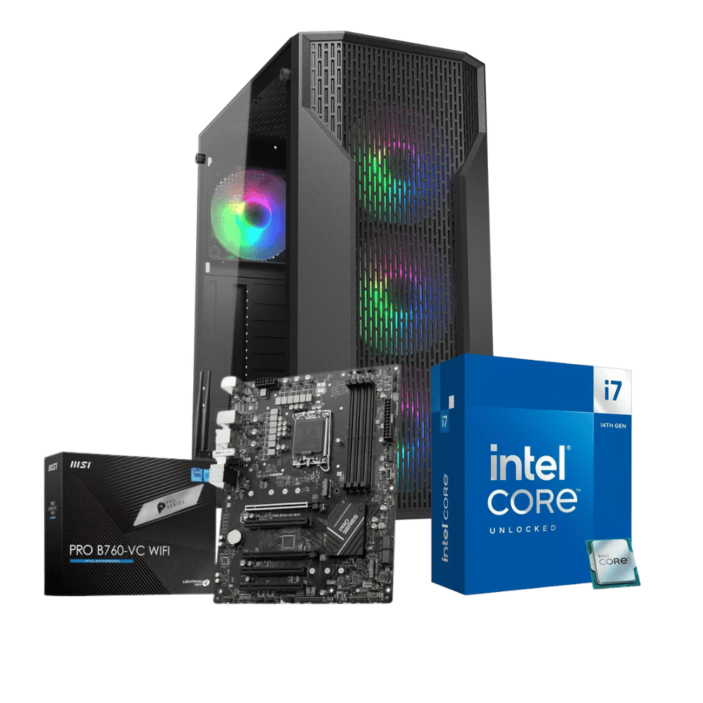Cpu XTREME-I147-E: Intel Core i7 14700+ 16GB+ SSD 500Gb+F.650W