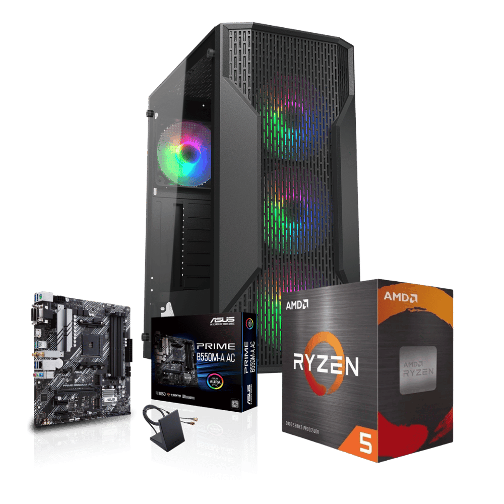 Cpu Pro DYNAMIC-A56T-12: Ryzen 5 5600GT+ 32GB+ SSD 1 Tera+F.650W