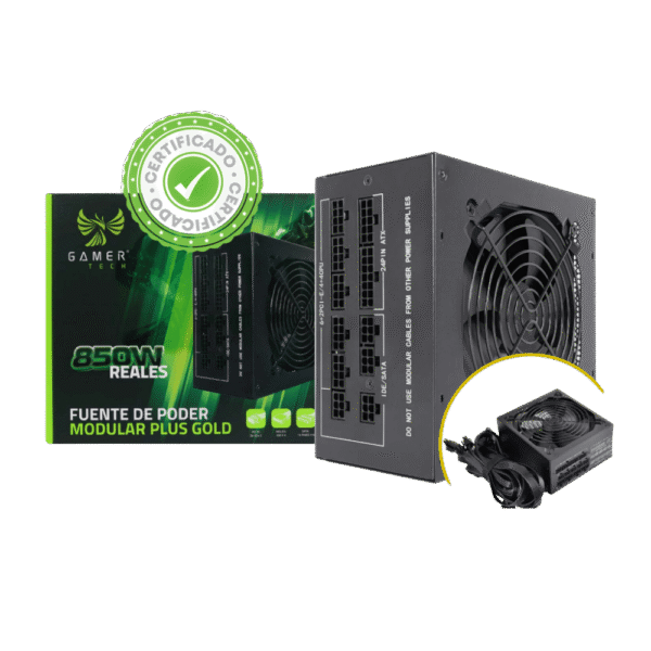 Fuente De Poder Jaltech Modular Plus Gold 850w 80416
