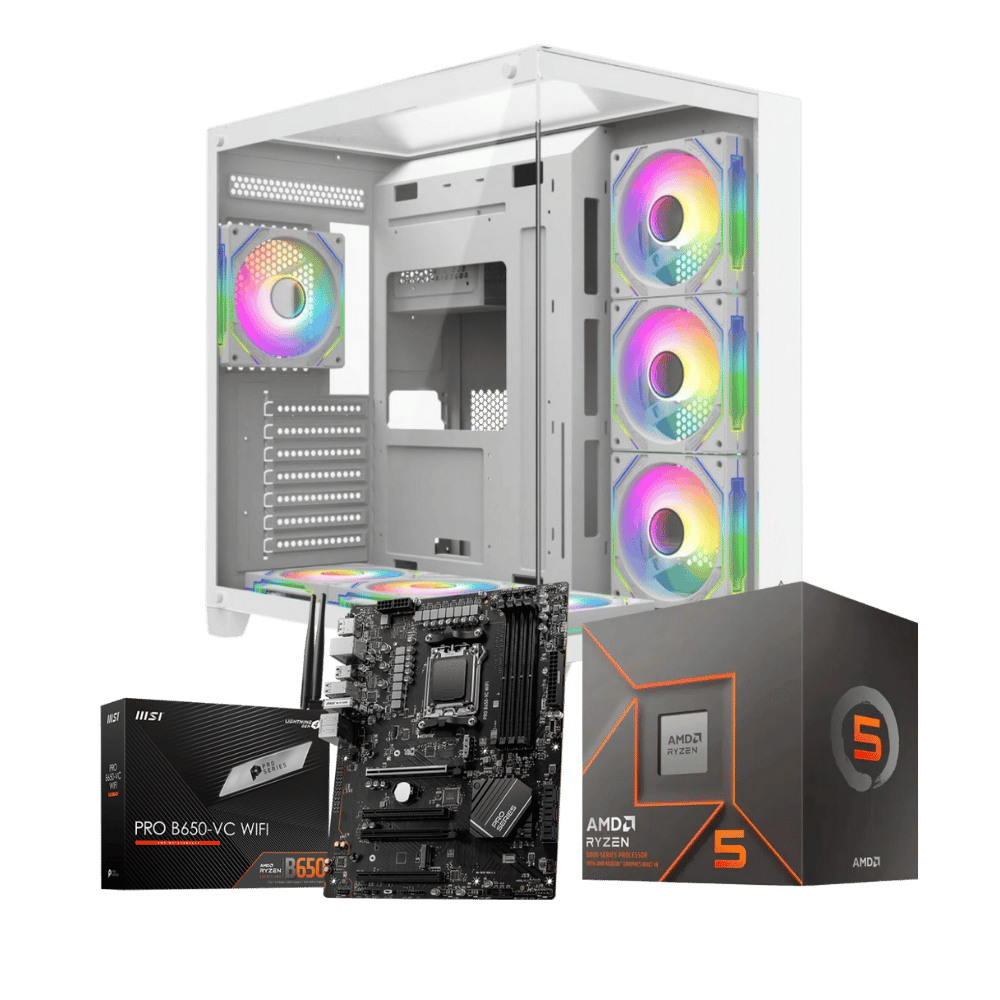 Cpu Master GF2B65W76M116G: Ryzen 5 7600+ 32GB+ SSD 1 TB+F.700W