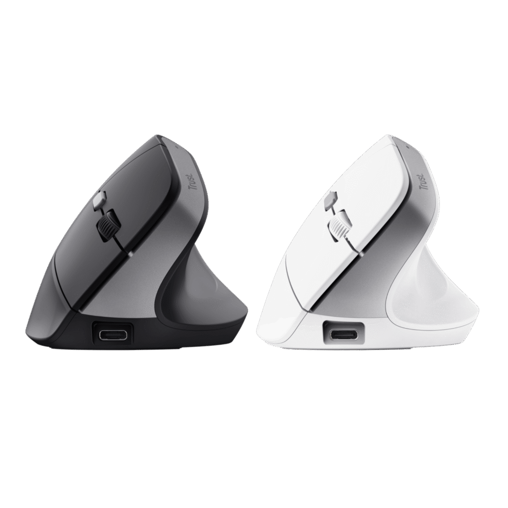 Mouse Trust Bayo+ Inalámbrico Multidispositivo Vertical con Batería