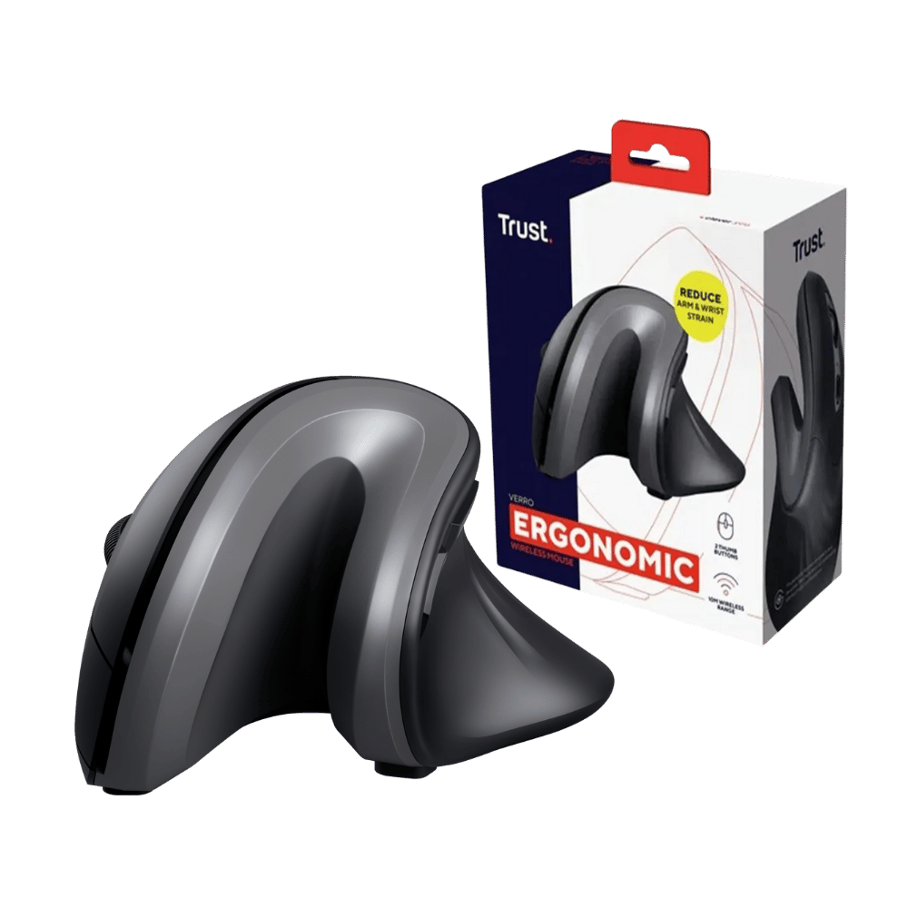 Mouse Trust Verro Inalámbrico Diseño Vertical