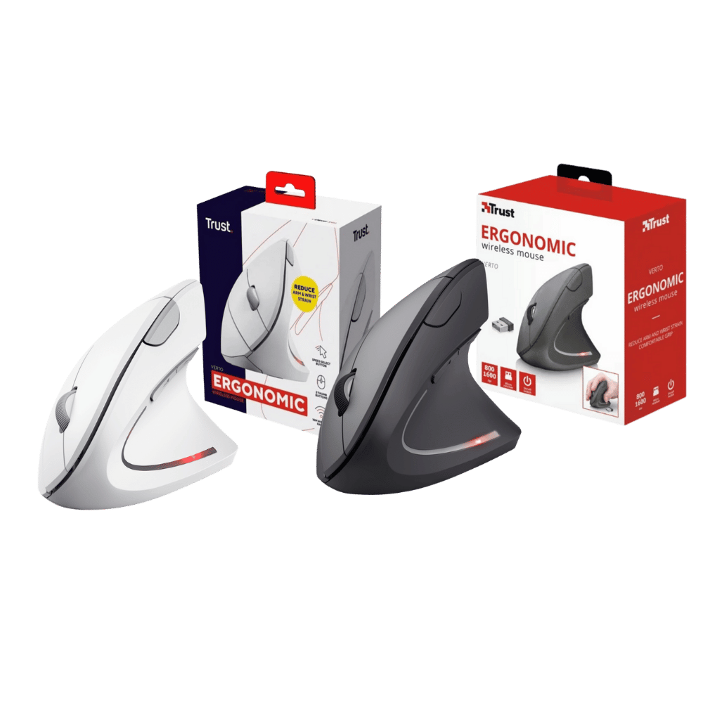 Mouse Trust Verto Inalámbrico Diseño Vertical