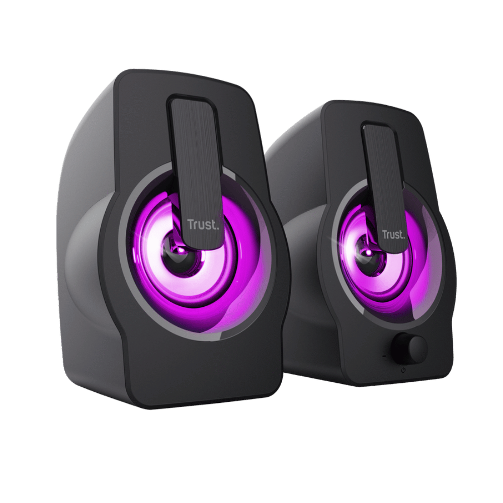 Parlante Trust Gemi 2.0 Usb 12W Iluminacion Led Rgb Negro