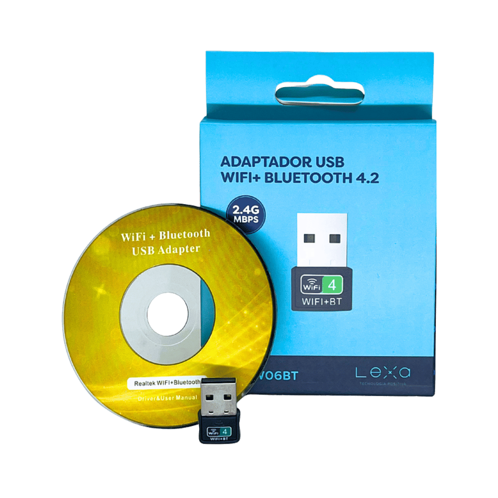 Adaptador 2 En 1 Bluetooth + Wifi Usb 16168
