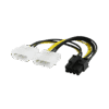 Cable Poder 4 Pin * 2 A 8 Pin 80146 - Thumbnail Image 1