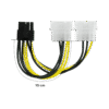 Cable Poder 4 Pin * 2 A 8 Pin 80146 - Thumbnail Image 4