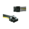 Cable Poder 4 Pin * 2 A 8 Pin 80146 - Thumbnail Image 3