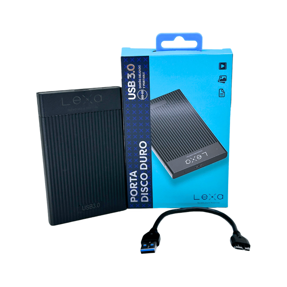 Caja Porta Disco Duro Usb 3,0 S254u3 Lexa 2,5” Hdd 30085