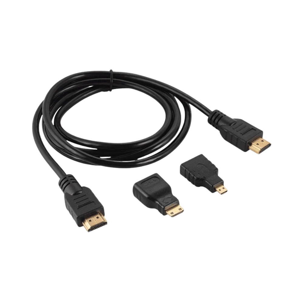 Hdmi 1.5 Metros 3 En 1 Mini Hdmi + Micro Hdmi