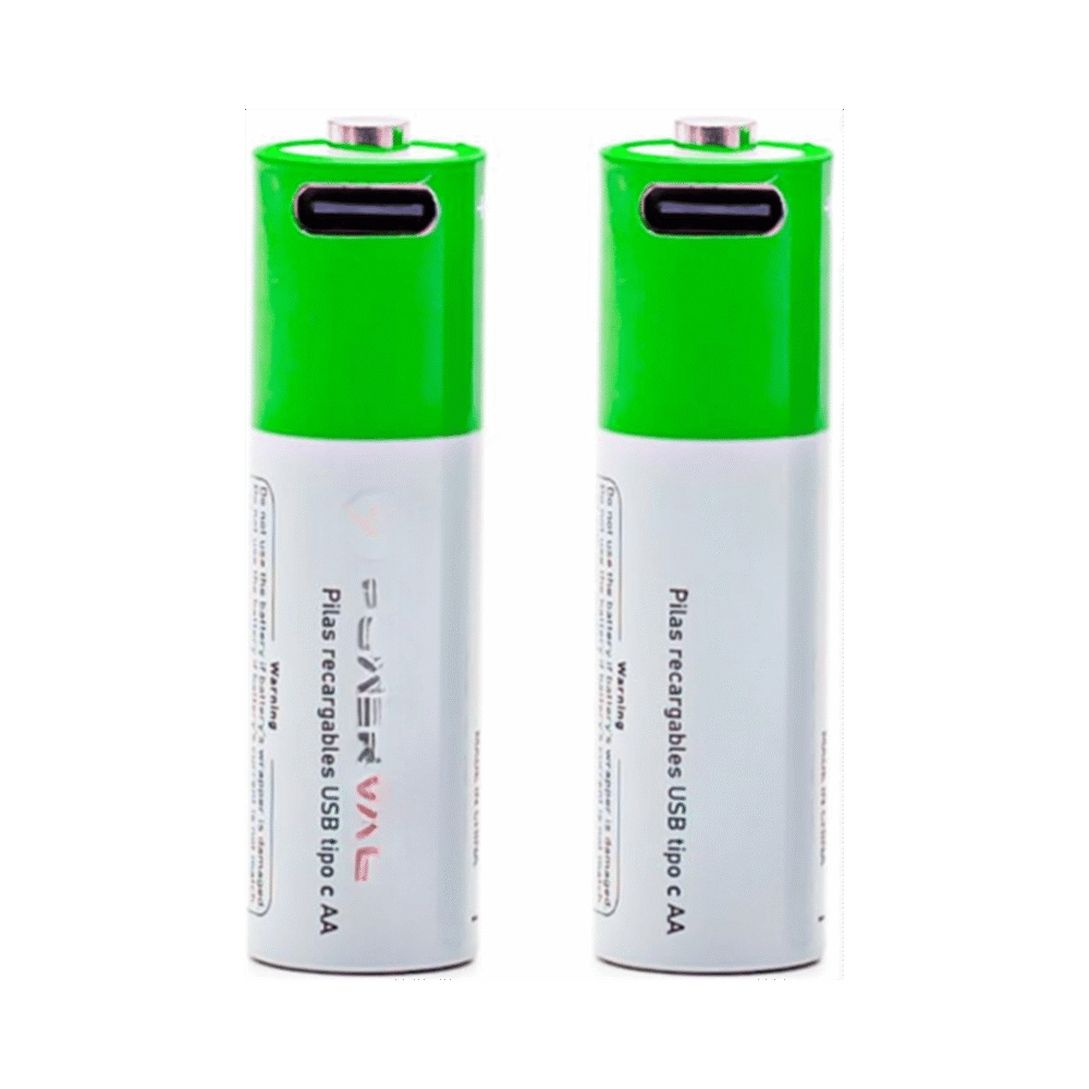 Pilas Recargables Type C 2aa 60004 - Imagen 2