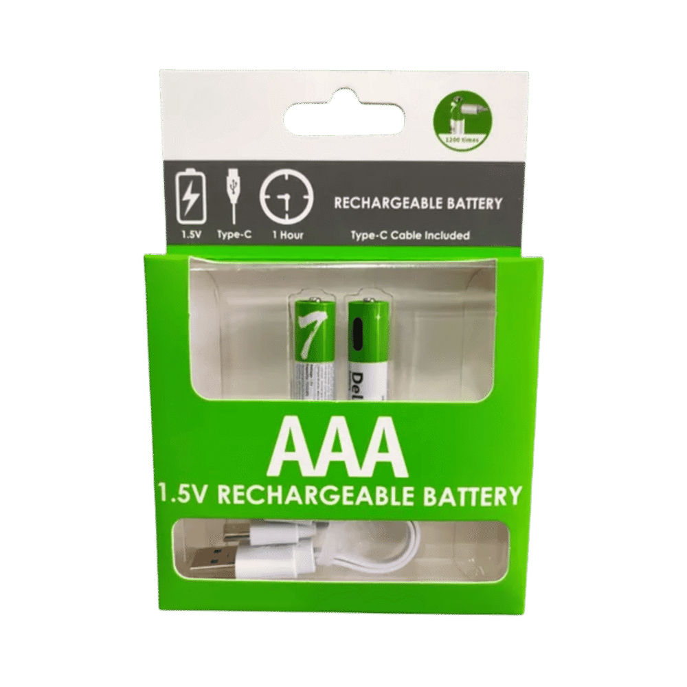Pilas Recargables Type C 2aaa 60005