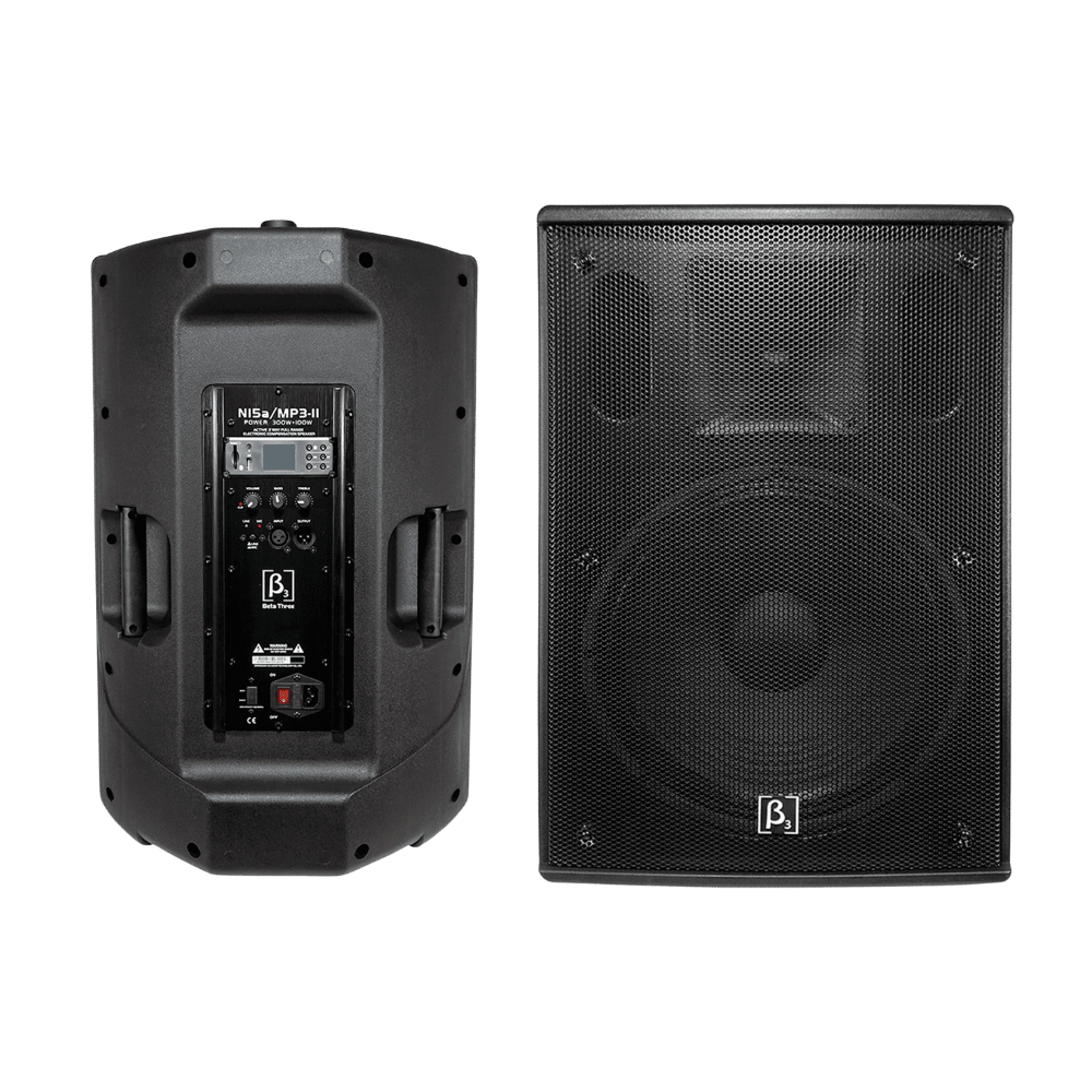 Cabina N15A/MP3-II BETA THREE activa 15″ USB/SD/BT