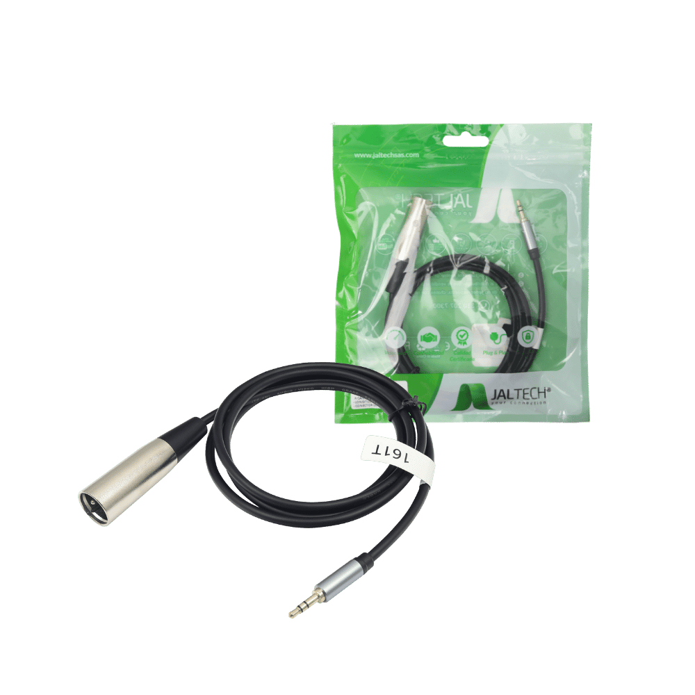 Cable 3.5mm St A Xlr Macho 1.5m Jal-Xlr 11607