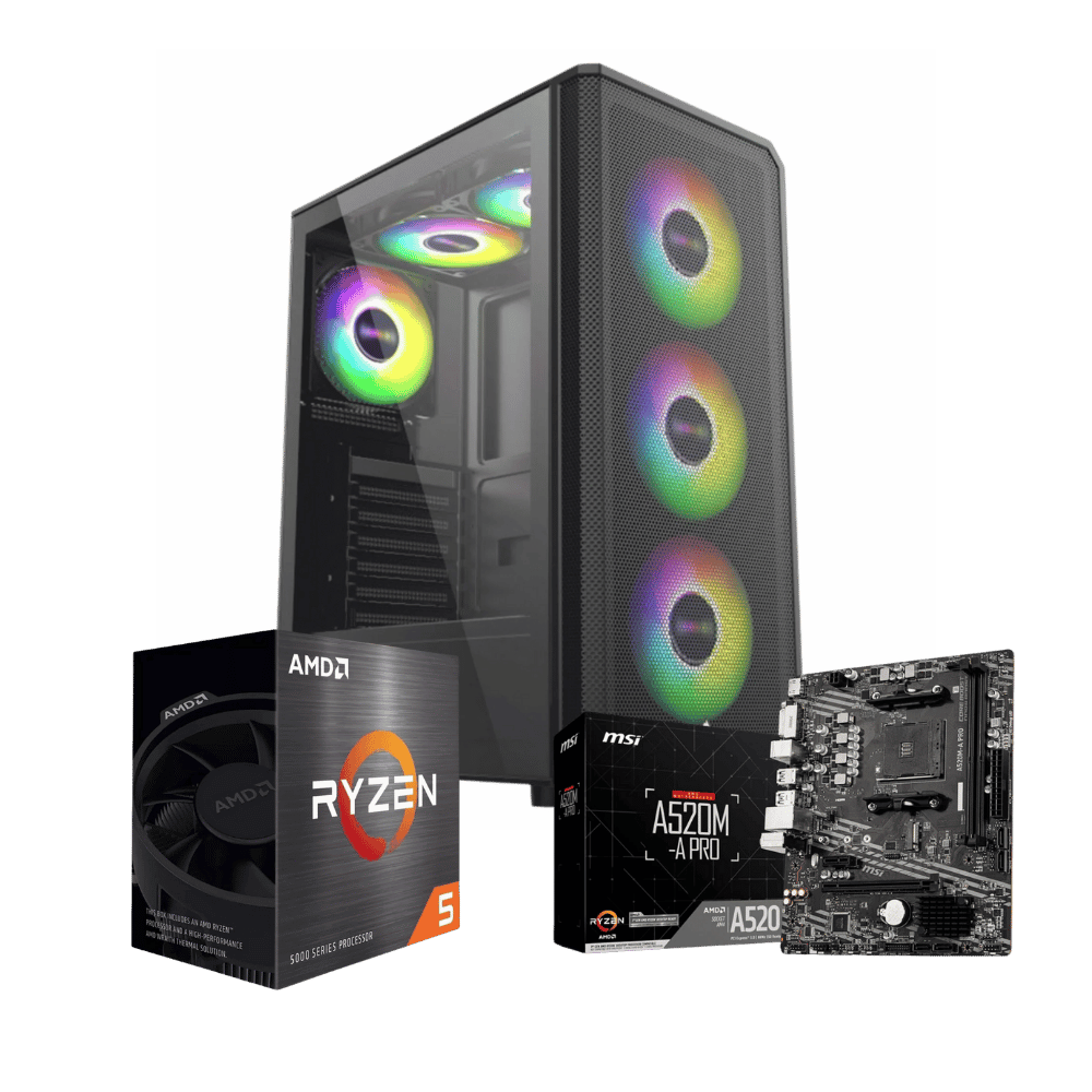 Cpu Master FEBA5256GTM116: Ryzen 5 5600GT+ 16GB+ SSD 1 Tera+F.700W