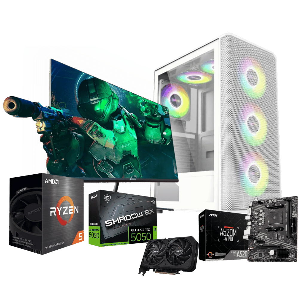 Equipo Master FDWA5255M116G: Ryzen 5 5500+ 16GB+ SSD 1 Tera+F.500W + T.V 5050