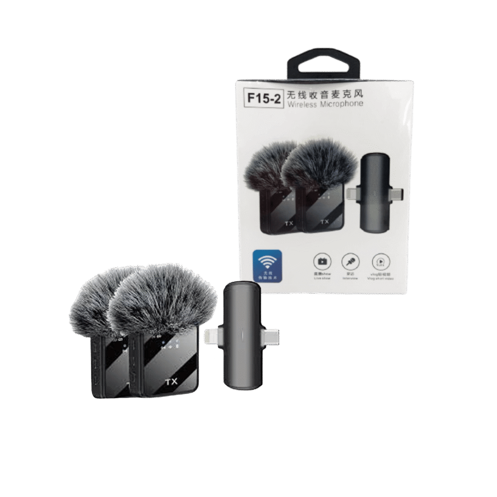 Microfono Tx Peludo 2 En 1 Set X2 – F15 30705