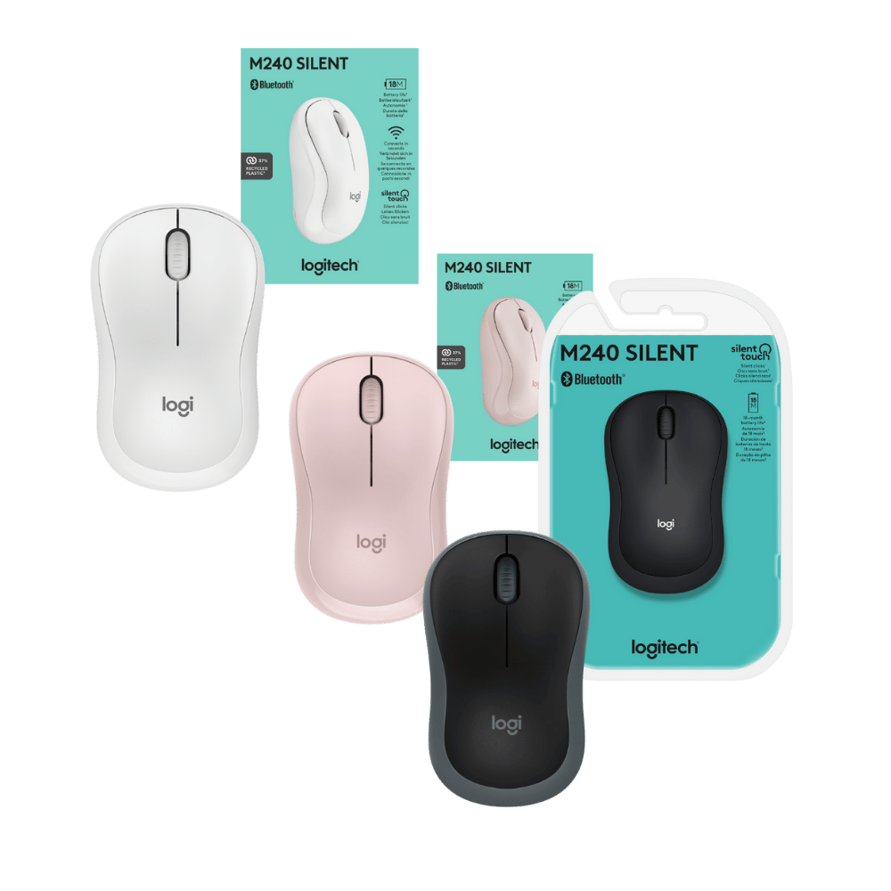 Mouse Logitech M240 Silencioso Bluetooth