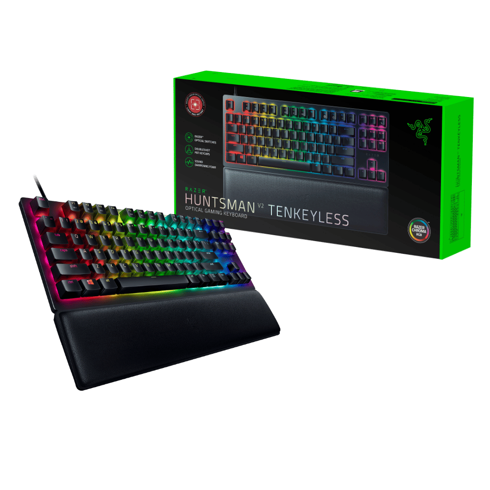 Teclado Razer Huntsman V2 Tenkeyless - Optical (Switch Rojo)