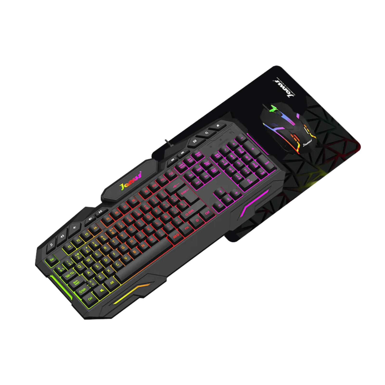 Combo Teclado +Mouse Janus Gamer Xtreme Prime Rgb - Imagen 3