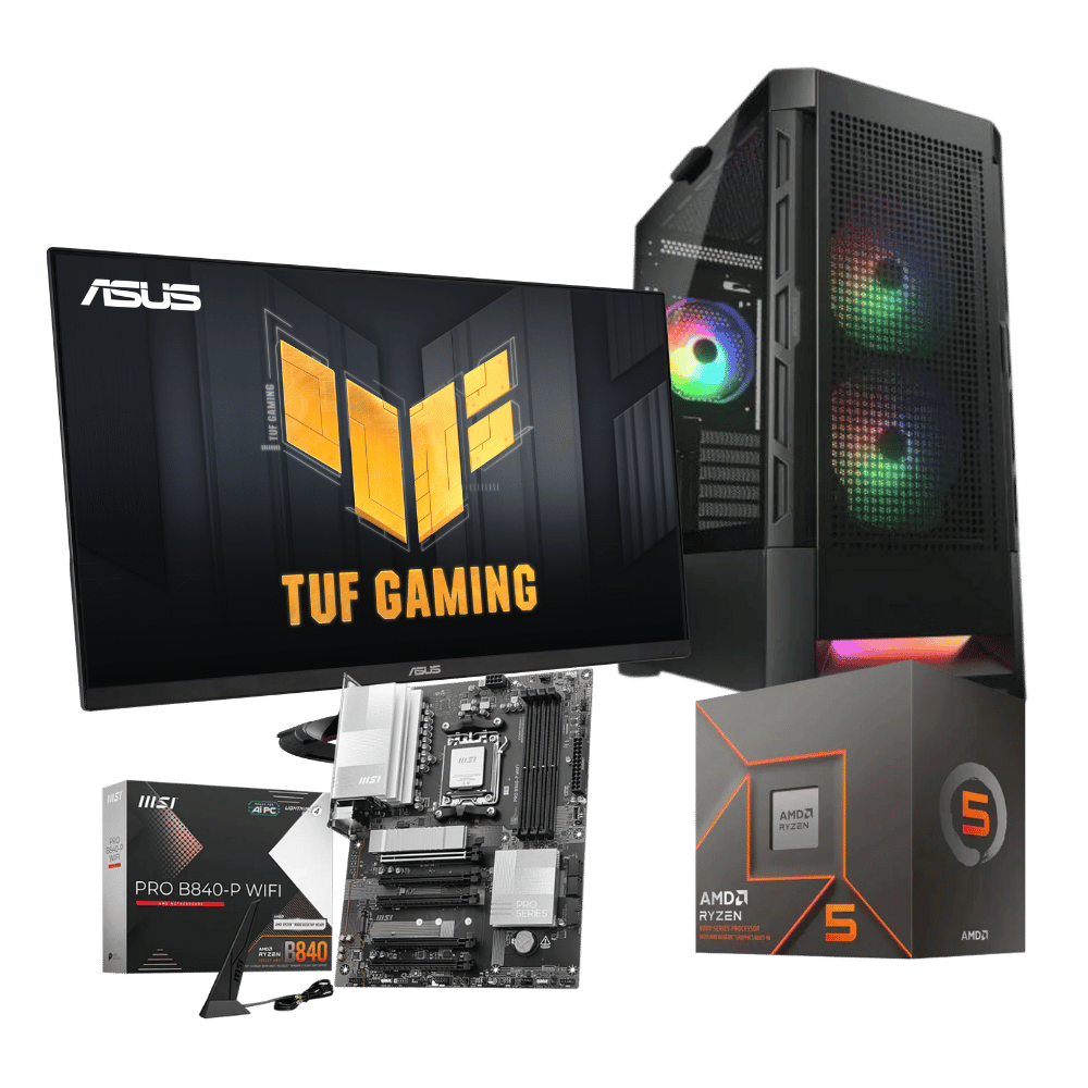 Equipo Pro DYNAMICP-A85-15: Ryzen 5 8500G+ 16GB+ SSD 1 Tera+F.650W+Monitor 27"