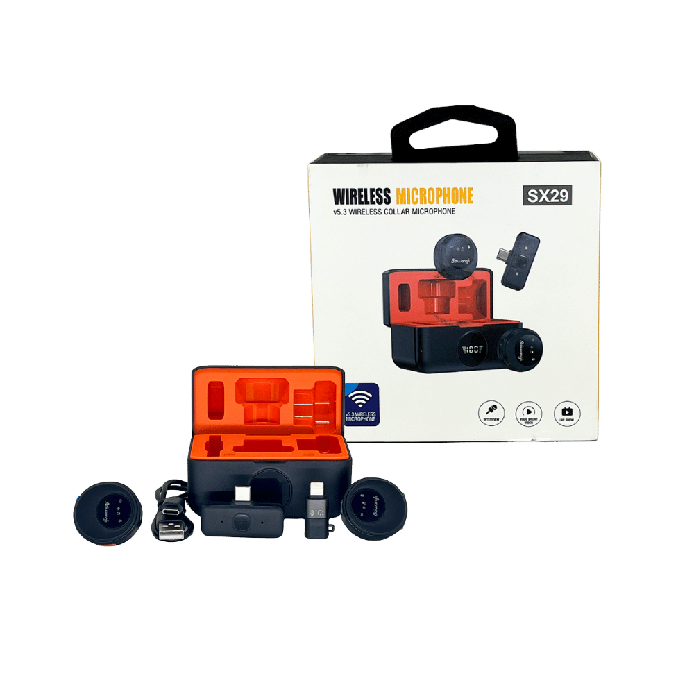 Micrófono De Solapa Dual Sx29 Tipo C + Iphone 60030