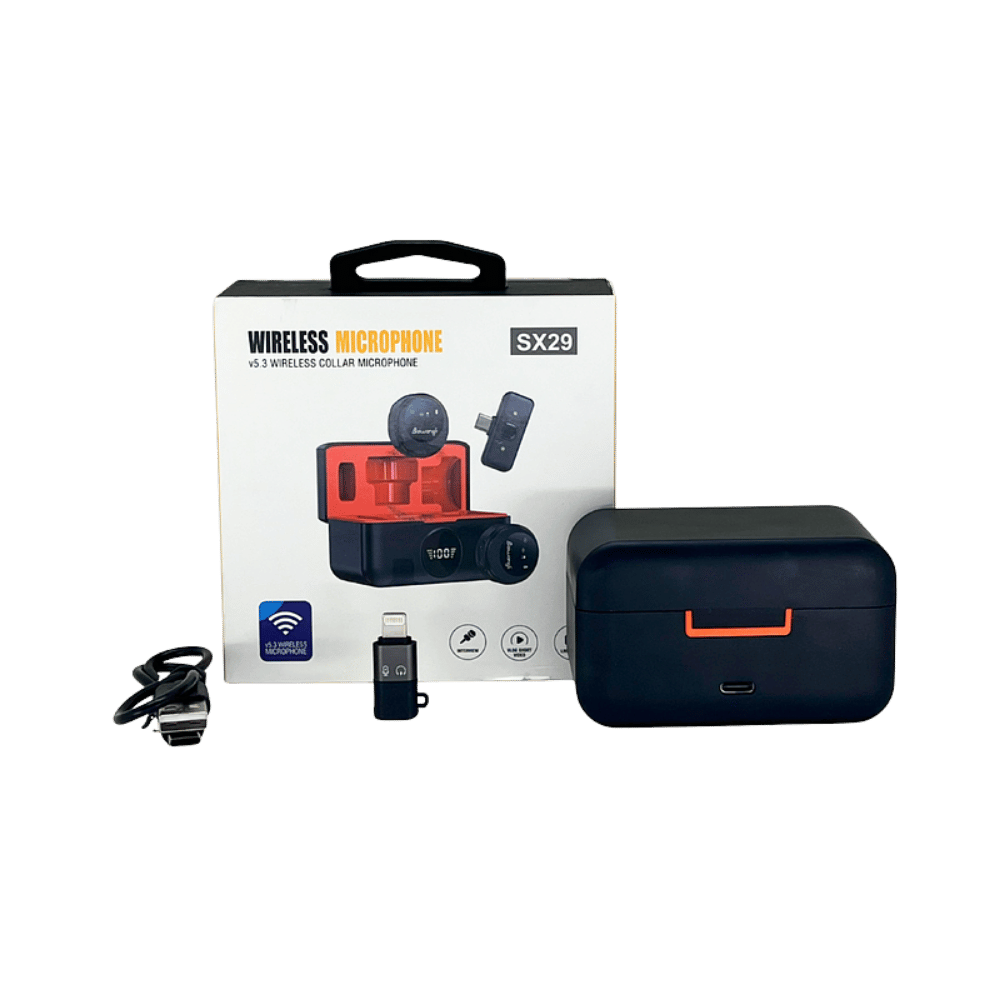 Micrófono De Solapa Dual Sx29 Tipo C + Iphone 60030 - Imagen 5